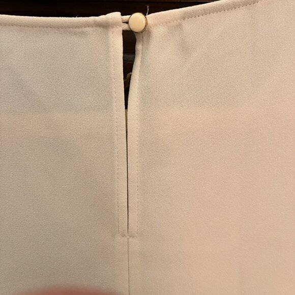 Talbots Sleeveless White Blouse with Side Tie - Size 14, NWT - Picture 5 of 10